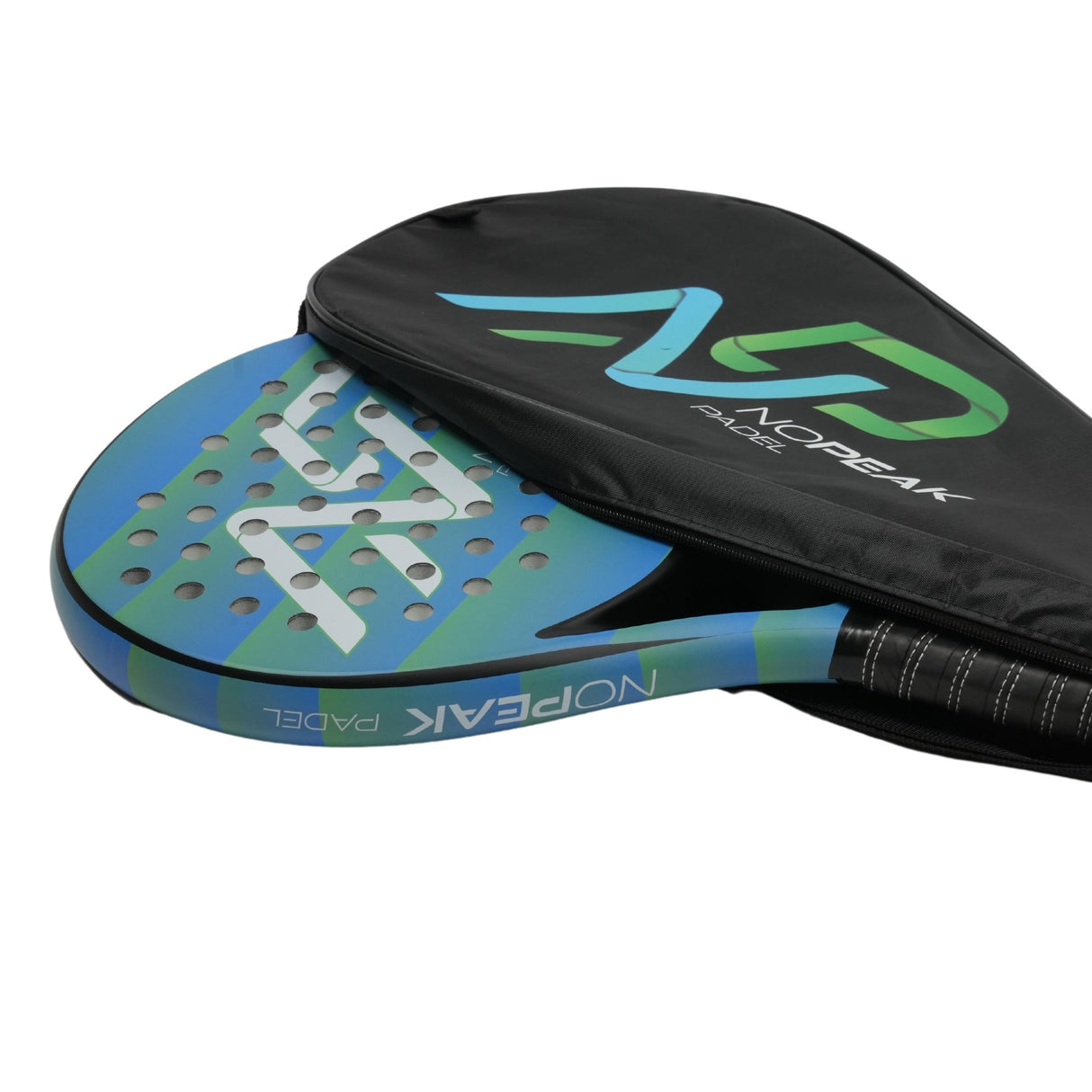 NoPeak Padel Racket voor vrouwen lichtblauw padelracket Women