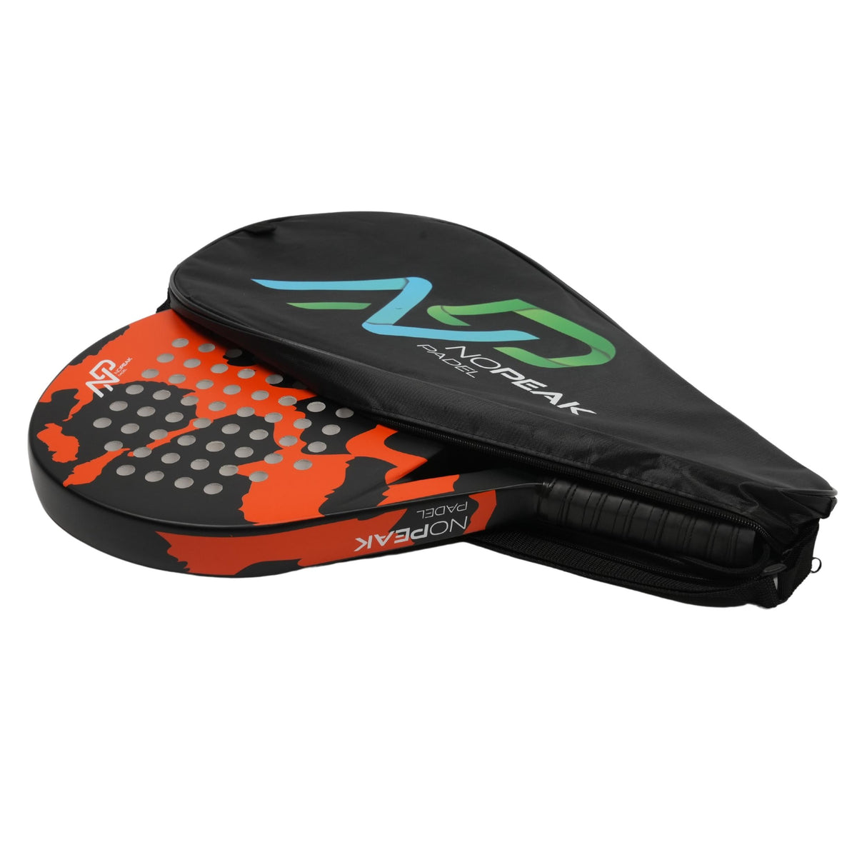 NoPeak Padel racket Performance Oranje met zwart Padelracket