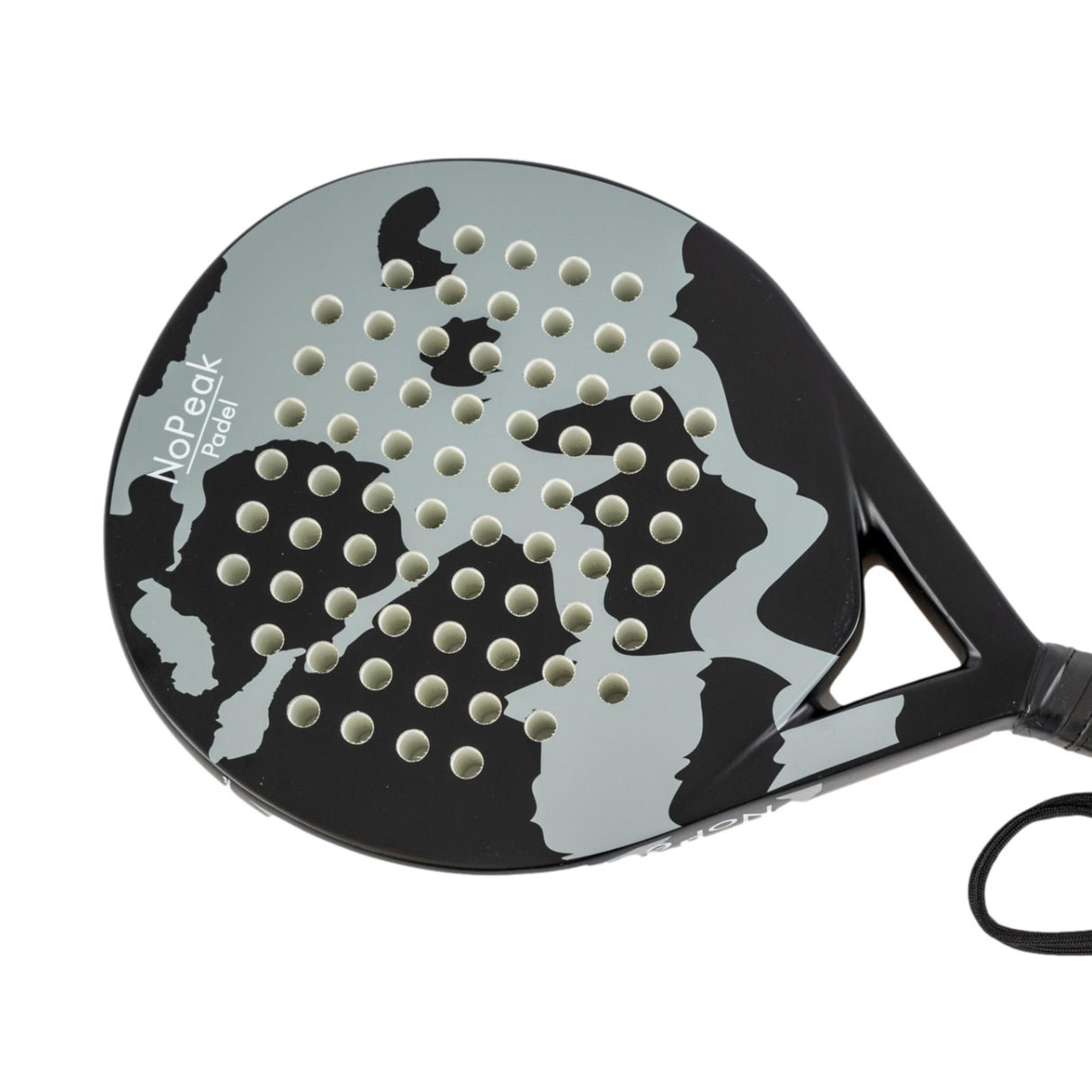 NoPeak Padel racket Performance Grijs met zwart