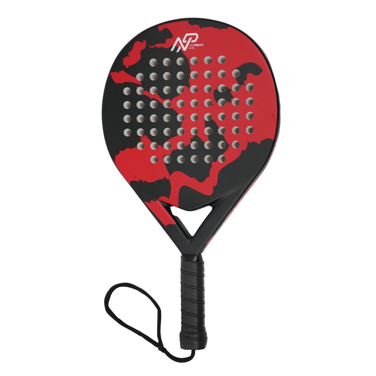 NoPeak Padel racket Performance Rood met zwart Padelracket